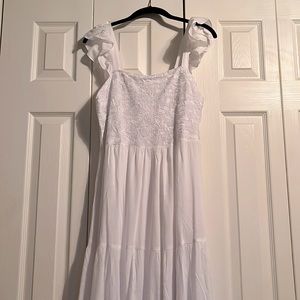 J. Marie White Cotton Dress